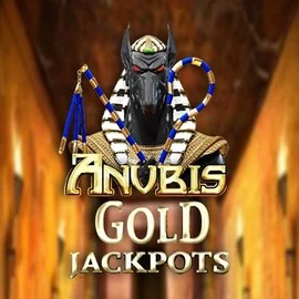 Anubis Gold Jackpots online game logo by Inspired Gaming on realzcasinoo.com.pl