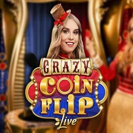 Crazy Coin Flip slot icon by Evolution, available at Realz Casino