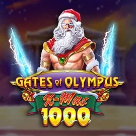 Official Slots logo: Gates of Olympus Xmas 1000 by Pragmatic Play at Realz Casino