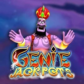 Genie Jackpots slot visual from Blueprint Gaming available on realzcasinoo.com.pl